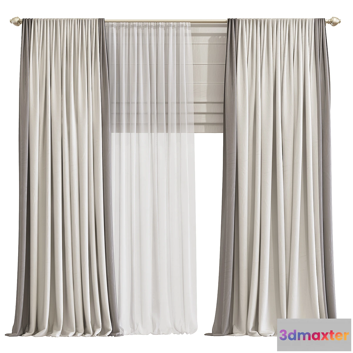 1307929 - Curtain 866 3D Max