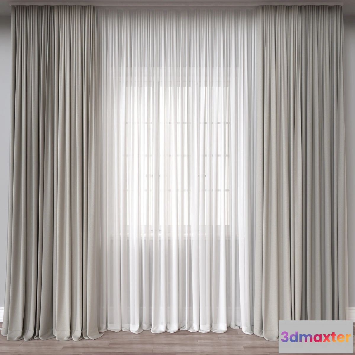 1310498 - Curtain A869 - No.2 3D Max