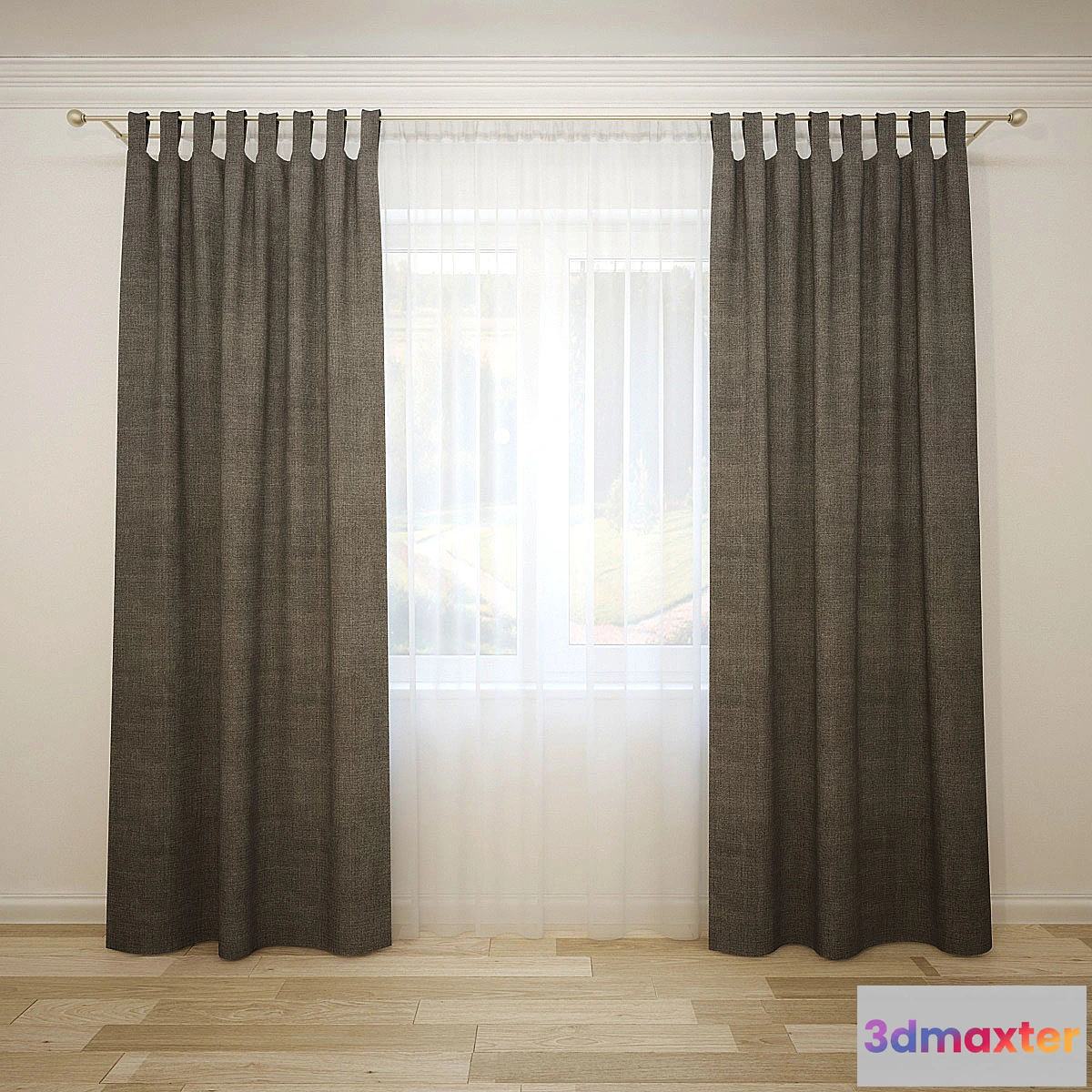 1312447 - Curtain-3 3D Max