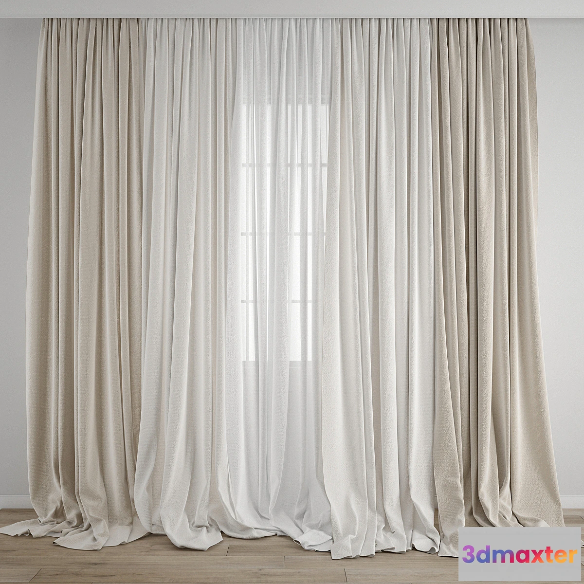 1313257 - Curtain 585 3D Max