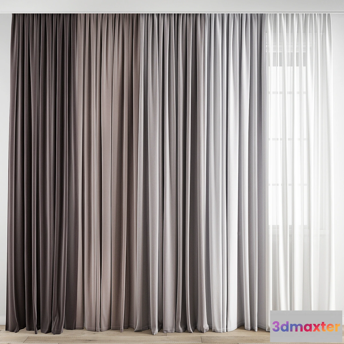 1313489 - Curtain 174 3D Max