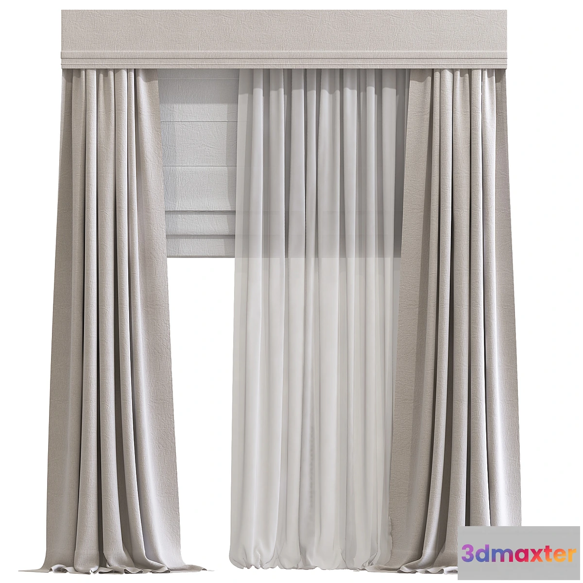 1313655 - Curtain 717 - No.2 3D Max