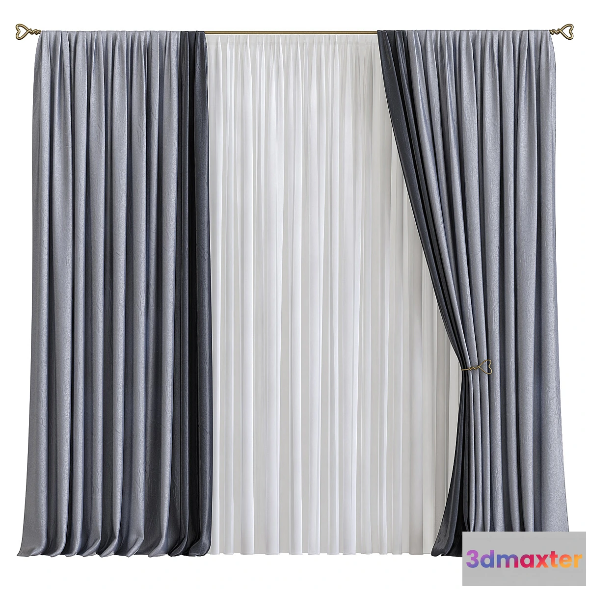 1317707 - Curtain 581 - No.2 3D Max