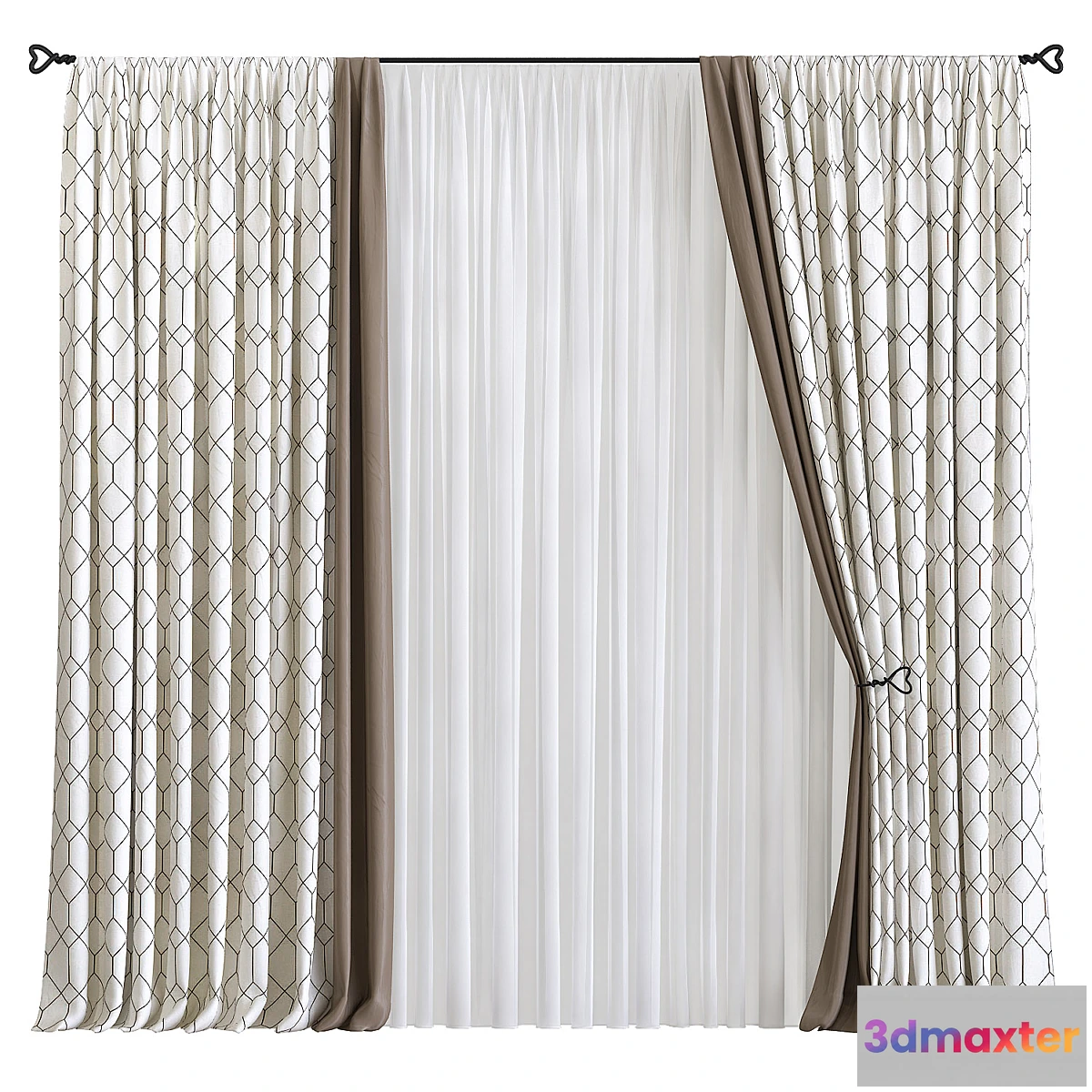 1317805 - Curtain 580 - No.2 3D Max