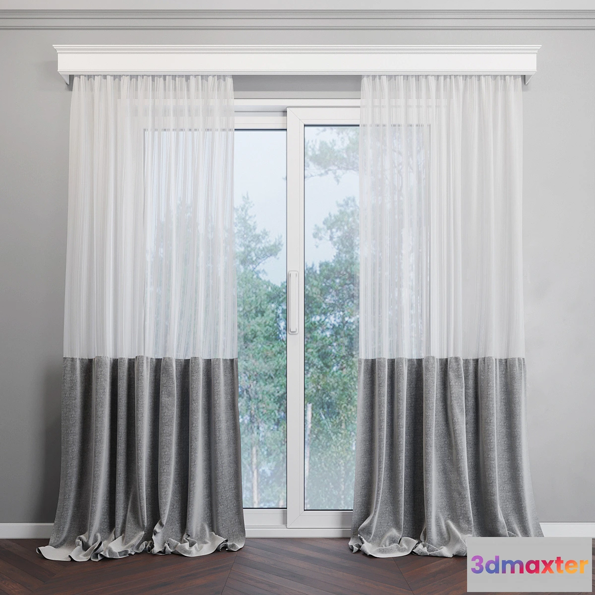 1318966 - Curtain 2 3D Max