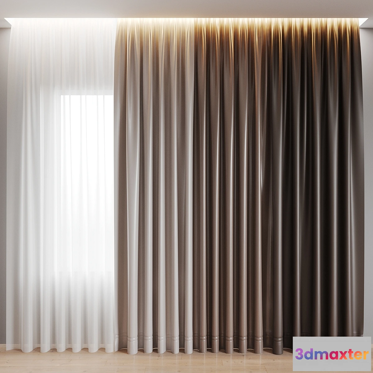 1319020 - Curtain 3 - No.3 3D Max