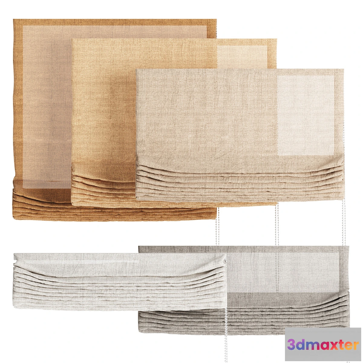 1320097 - Roman blind_04 3D Max