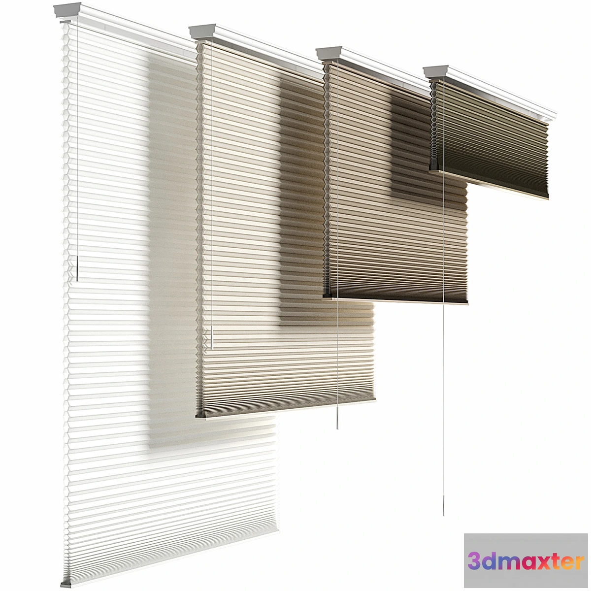 1322824 - CURTAINS HUNTER DOUGLAS Duolite 3D Max