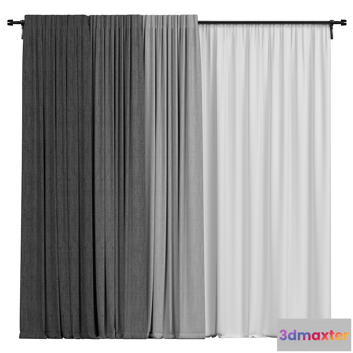 1323154 - Curtain collection - No.2 3D Max