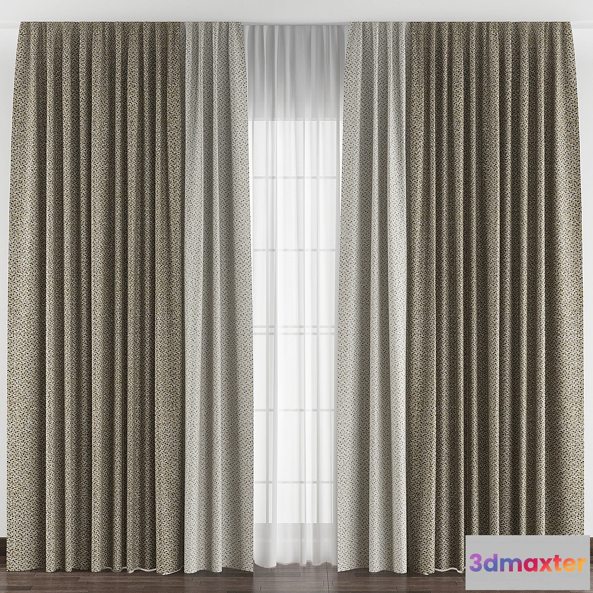 1325091 - Curtains № 004 3D Max
