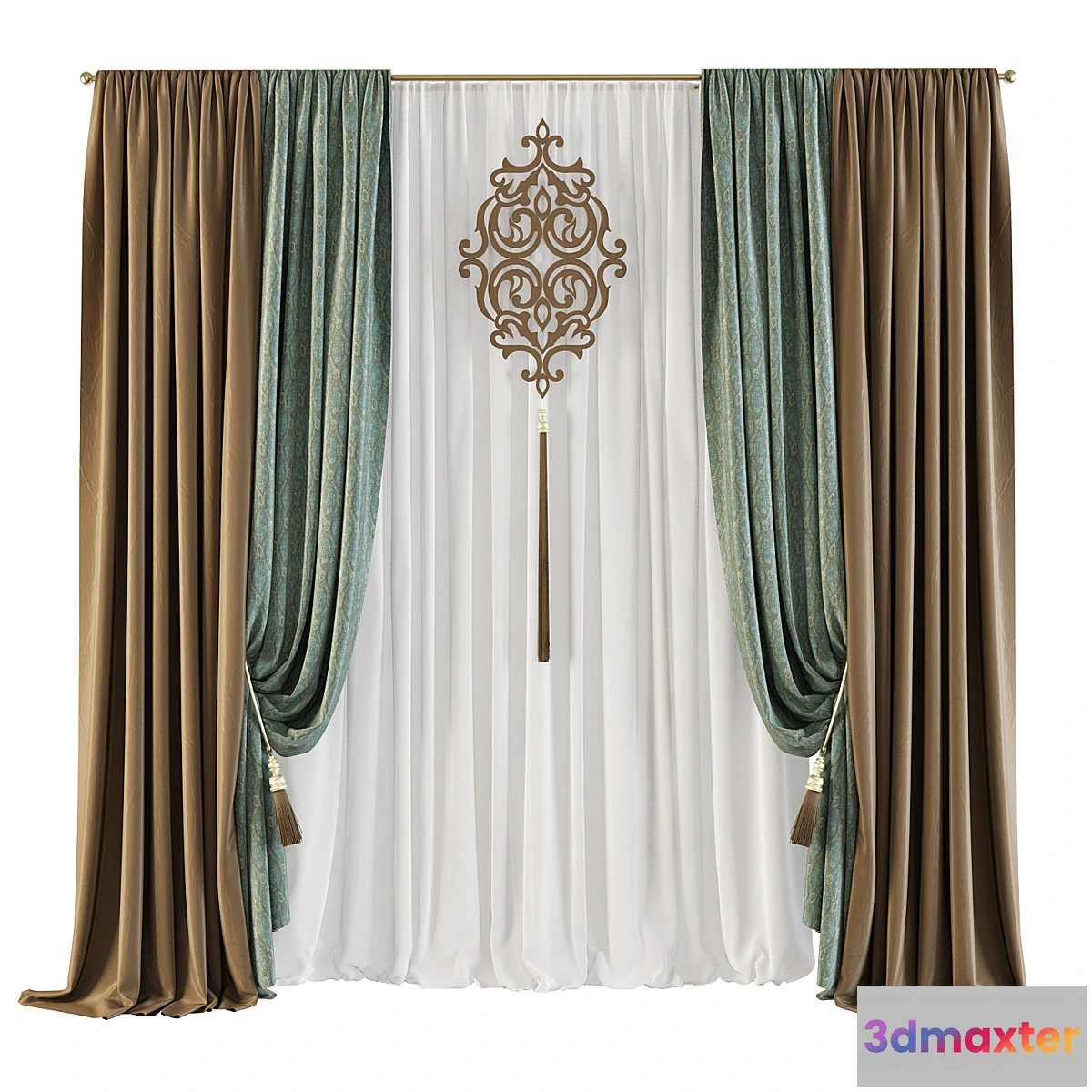 1325517 - Curtain 550 3D Max