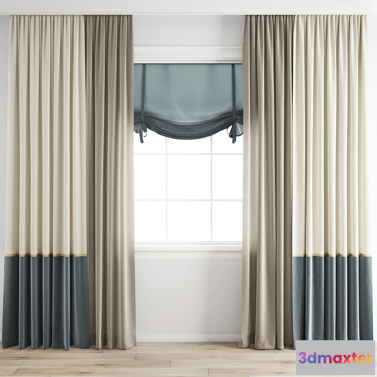 1326129 - Curtain 282 - No.2 3D Max