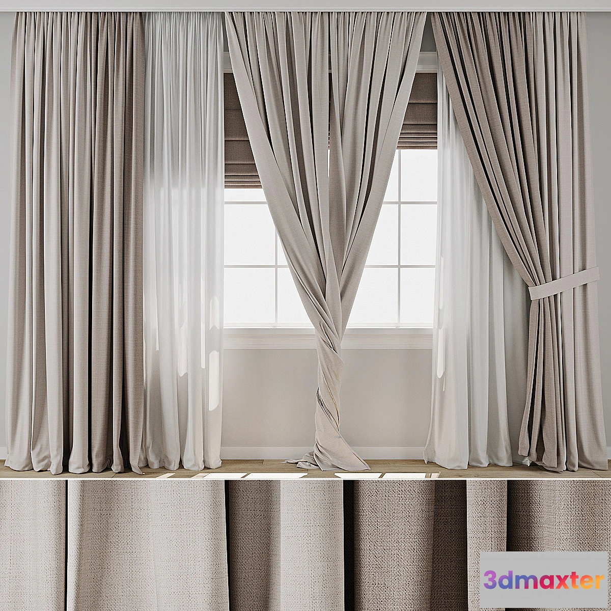 1326309 - Curtain 853 - No.2 3D Max