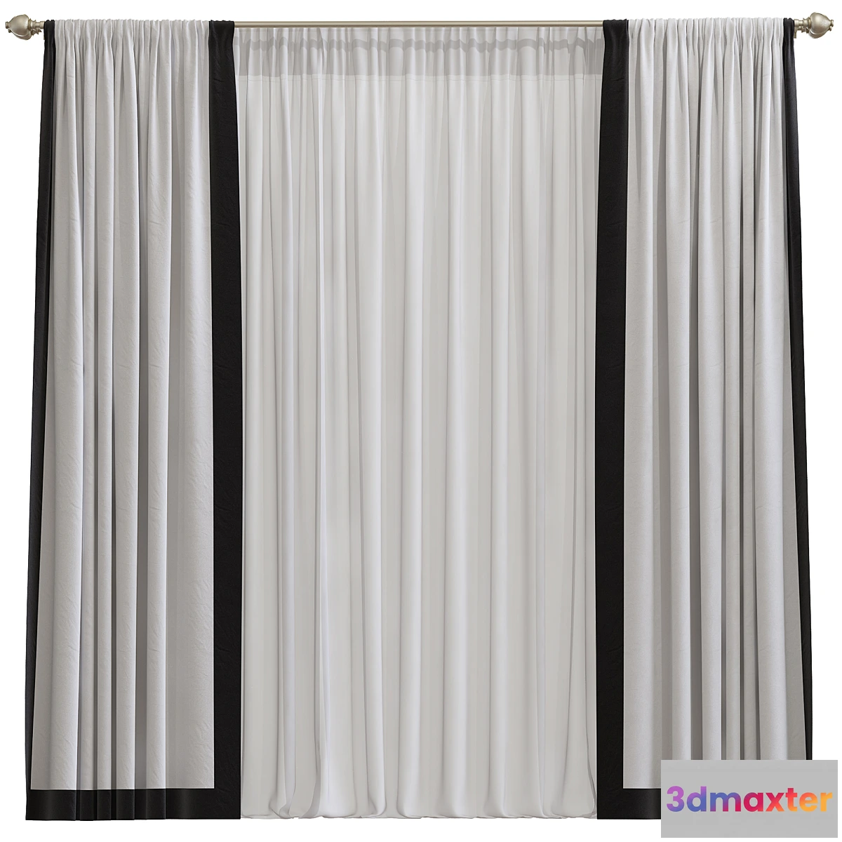 1327347 - Curtain #444 - No.2 3D Max