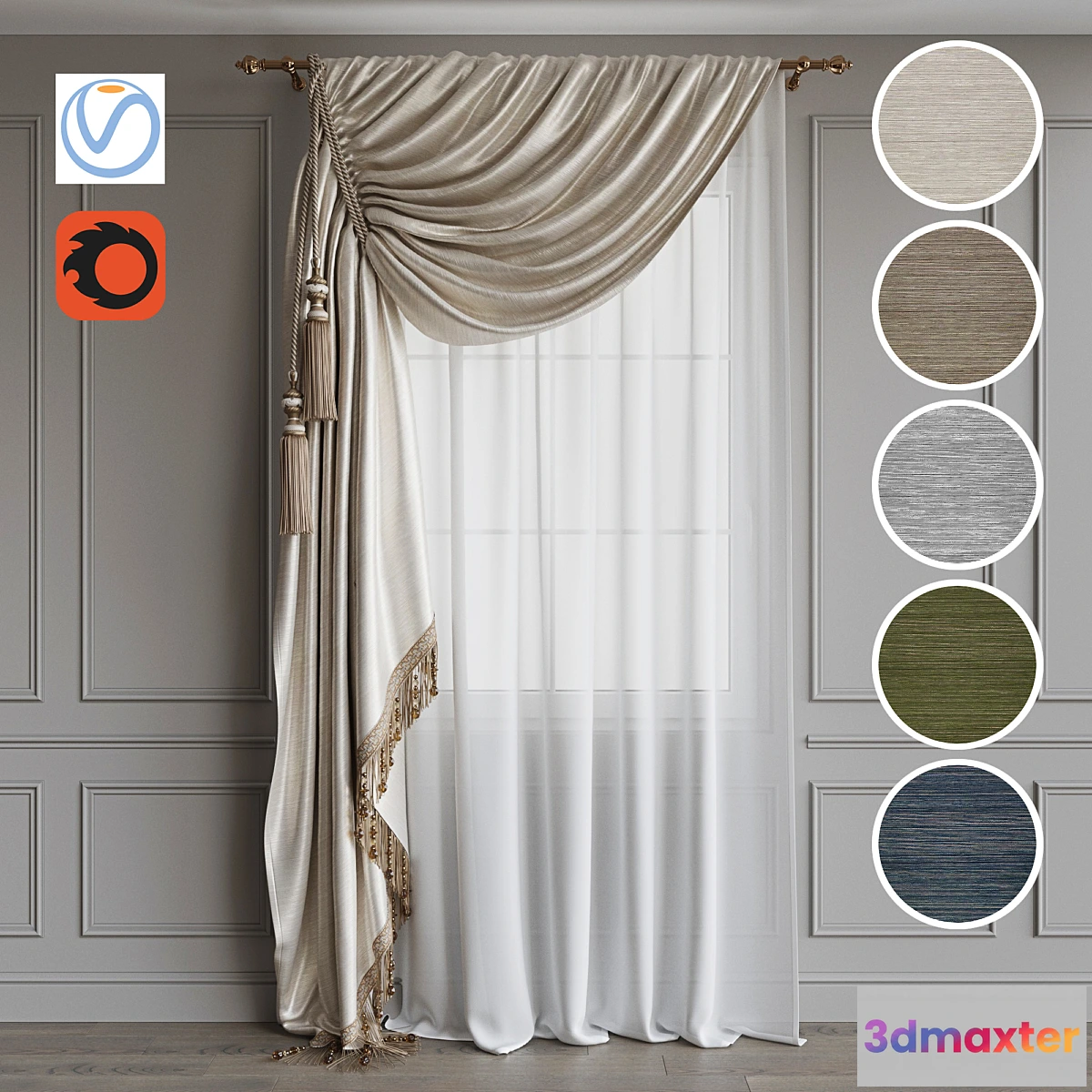 1328097 - Portiere 4.0 3D Max