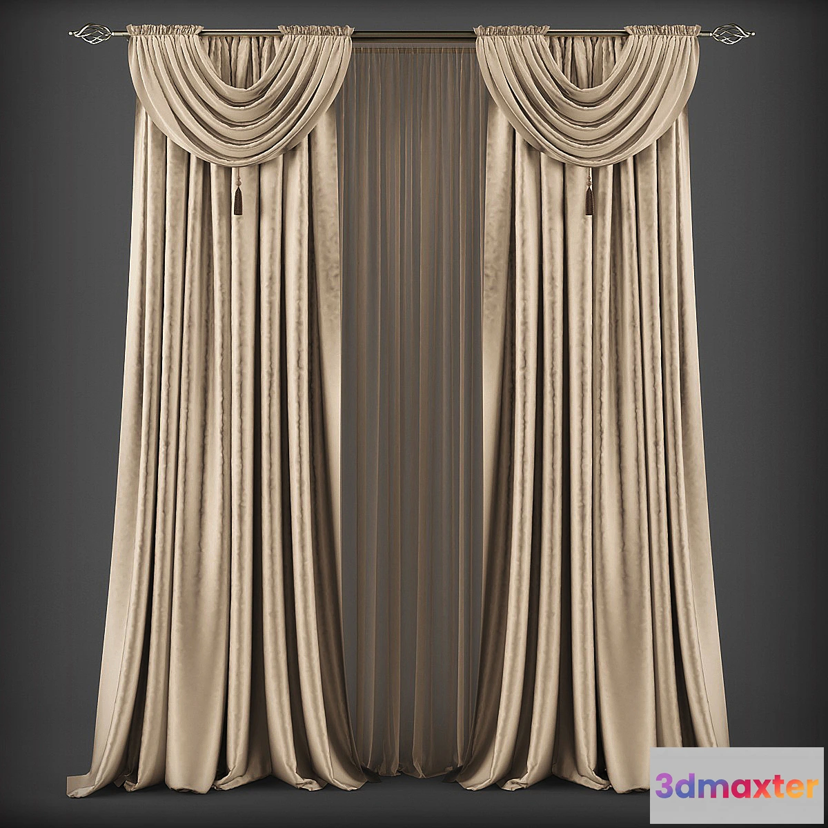 1328212 - Curtains276 3D Max