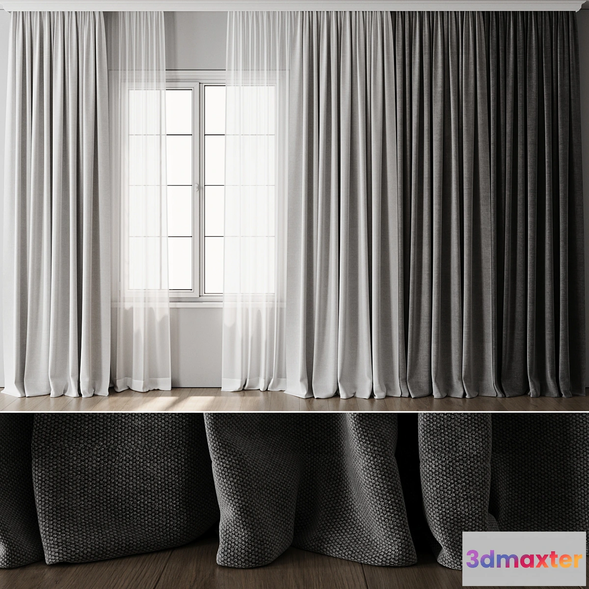 1329419 - Curtain for Interior 101 - No.2 3D Max