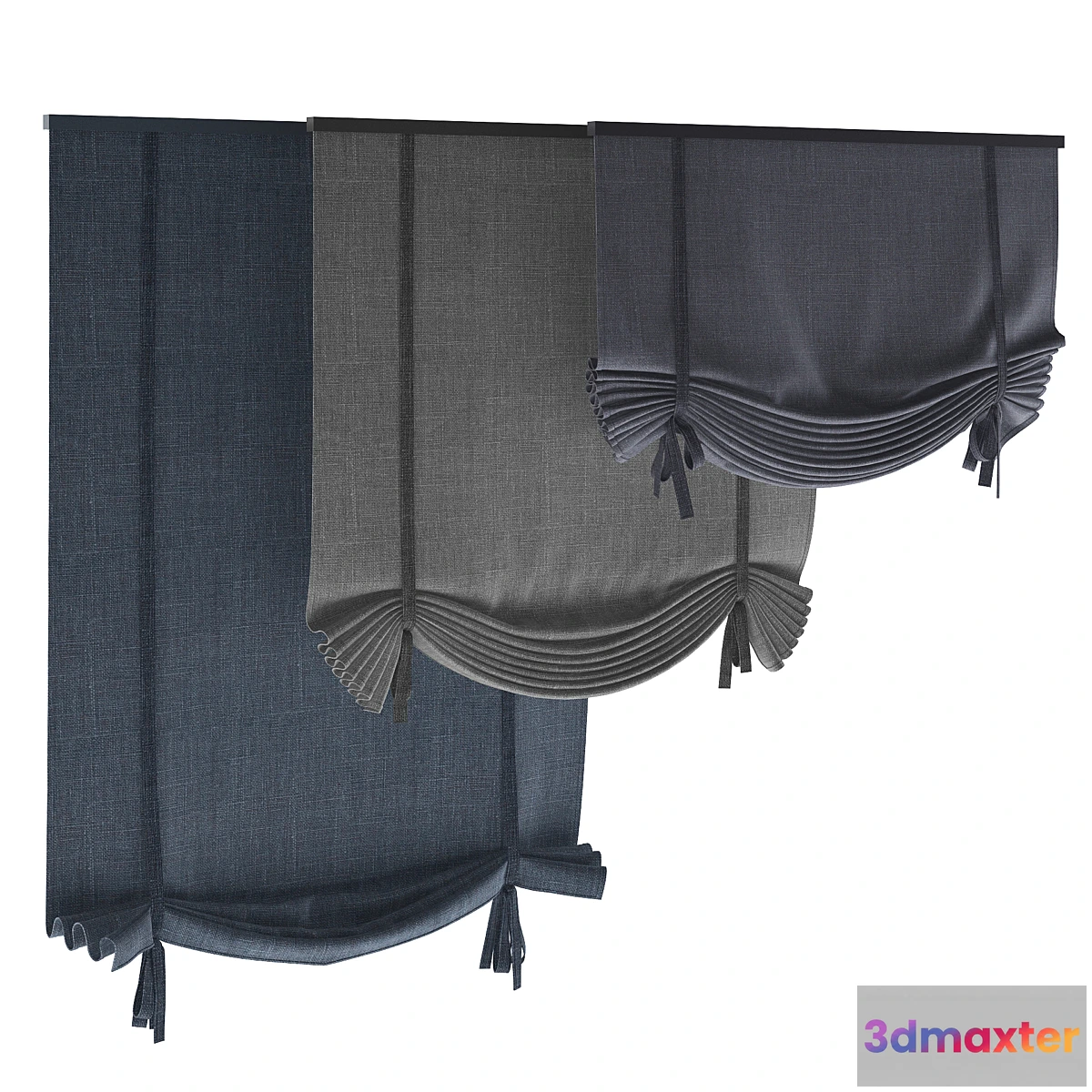 1329441 - Roman blinds 14 - No.2 3D Max