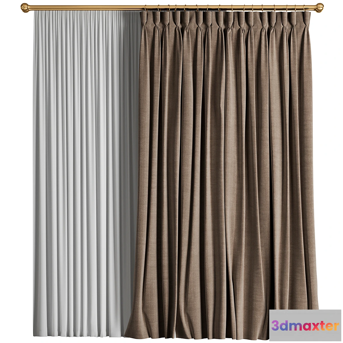 1331539 - Curtains for interior 3D Max