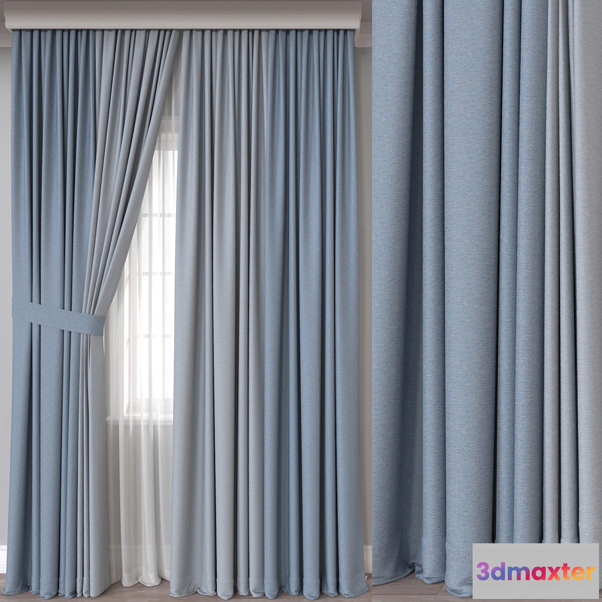 1332410 - Curtain A460 - No.2 3D Max