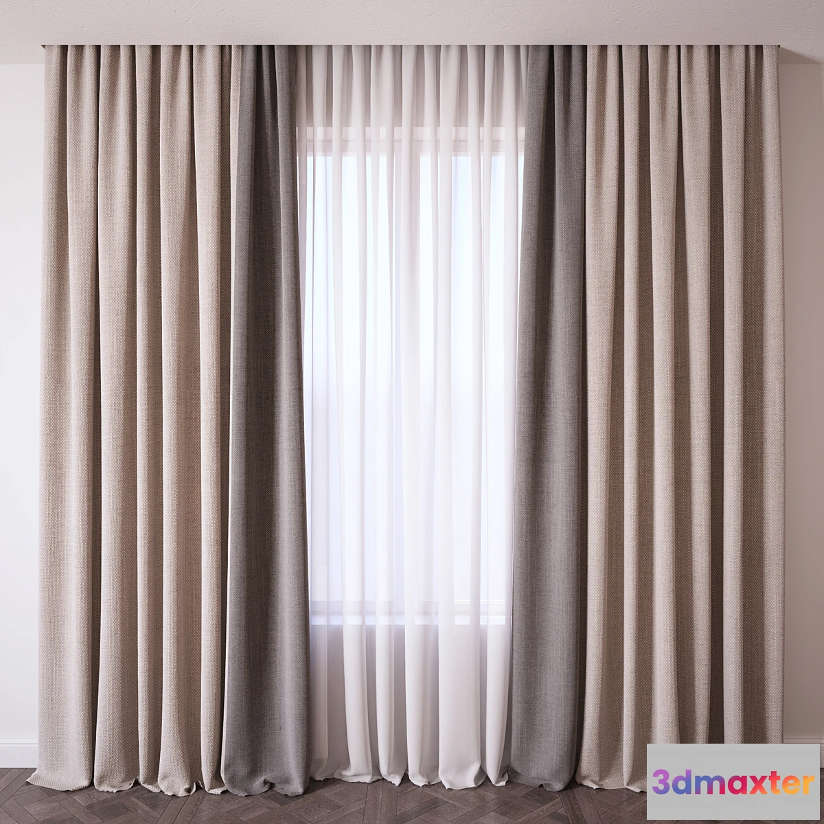 1332897 - Curtain - No.14 3D Max