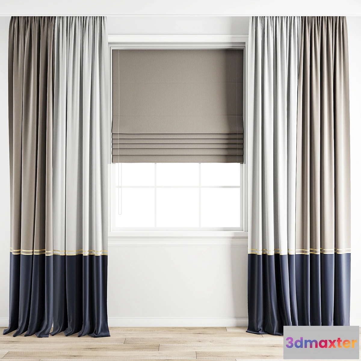 1334195 - Curtain 177 3D Max