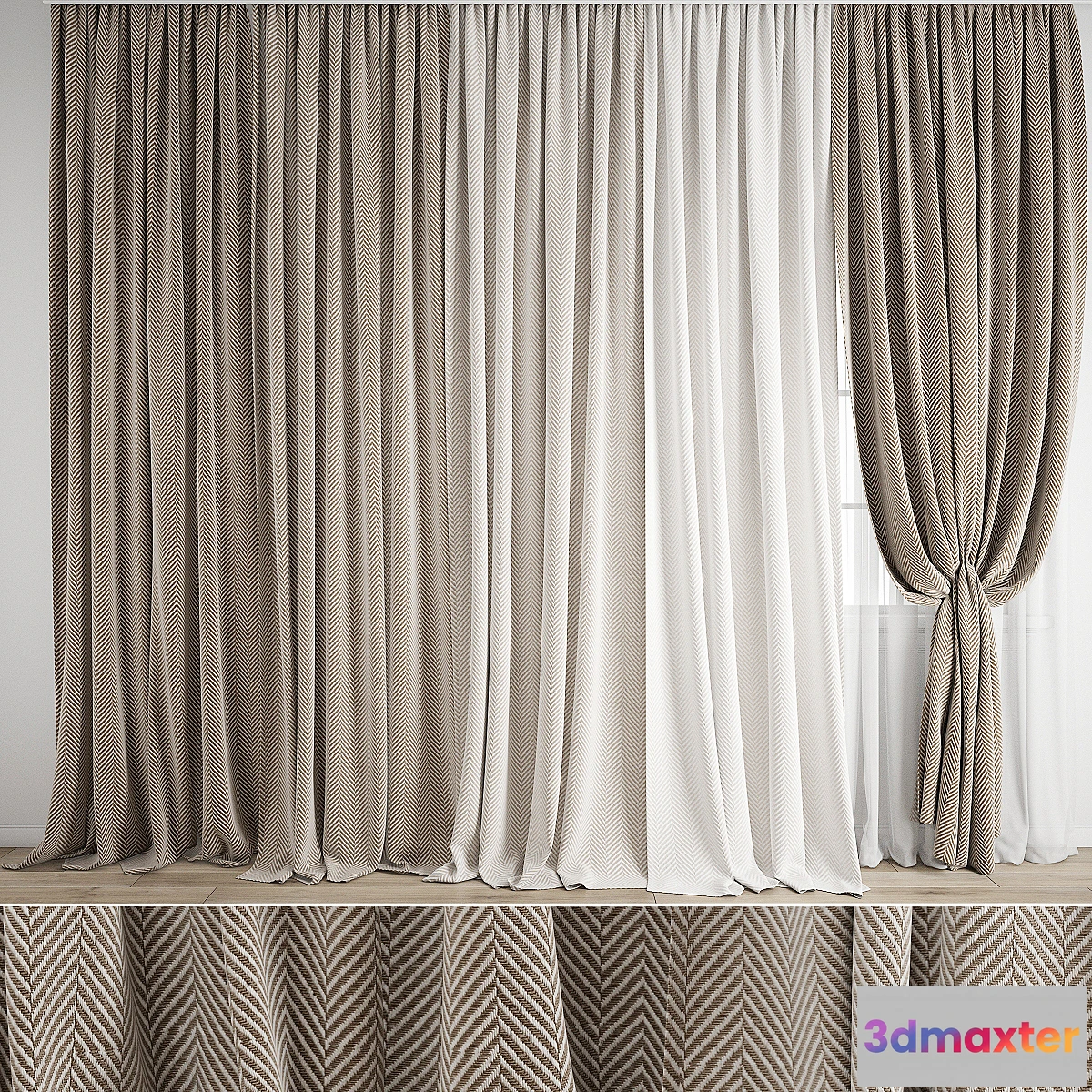 1334930 - Curtain 641 3D Max
