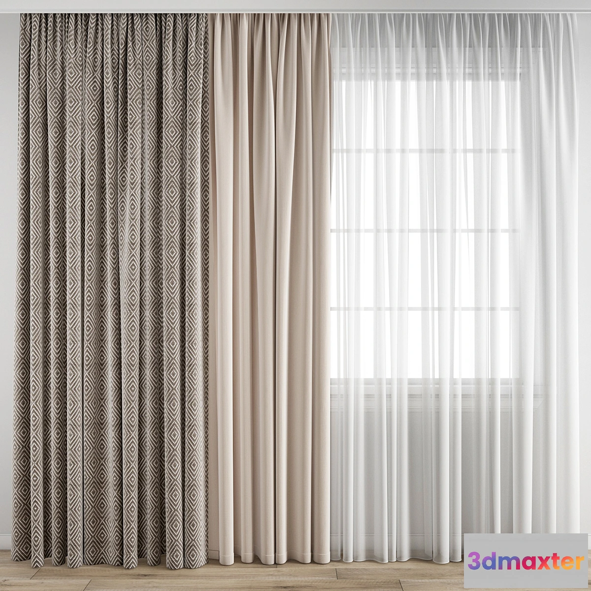 1336816 - Curtain 200 - No.2 3D Max