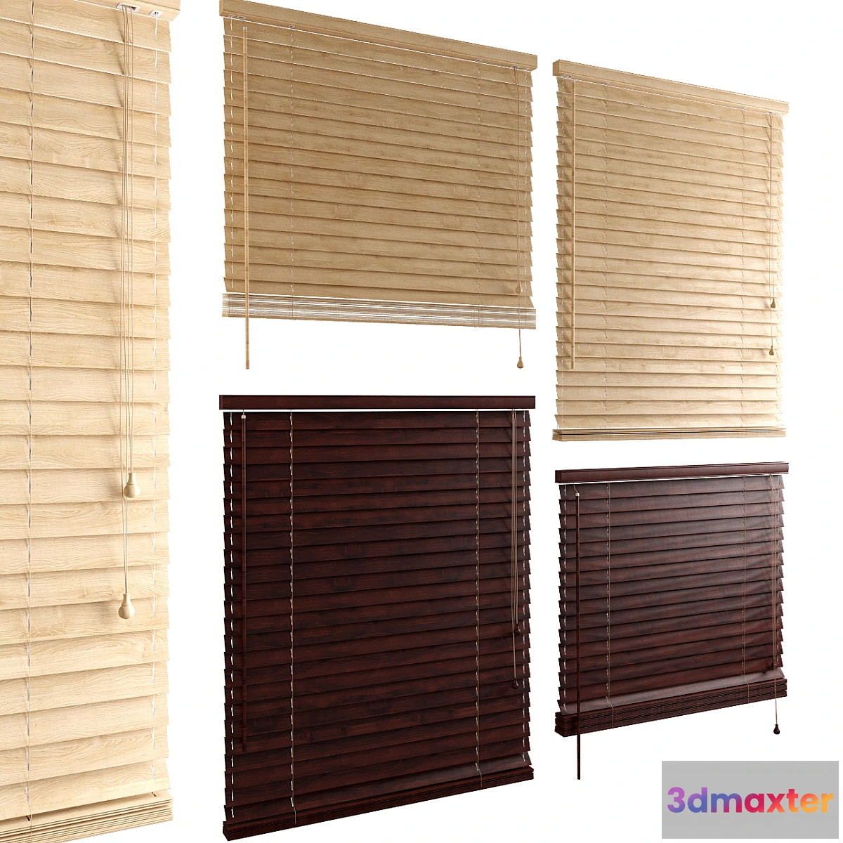 1337014 - Horizontal bamboo blinds 3D Max