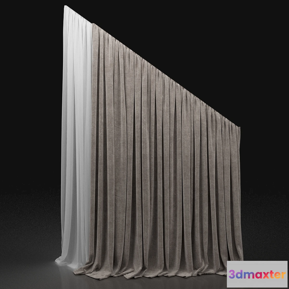 1337850 - Curtain 133 3D Max