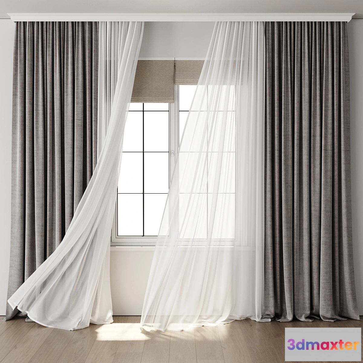 1339168 - Wild Curtain for Interior 108 3D Max