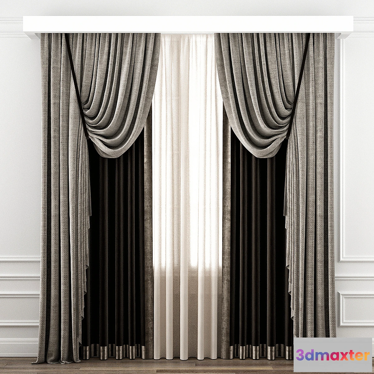 1339181 - Curtains for interior №46 3D Max
