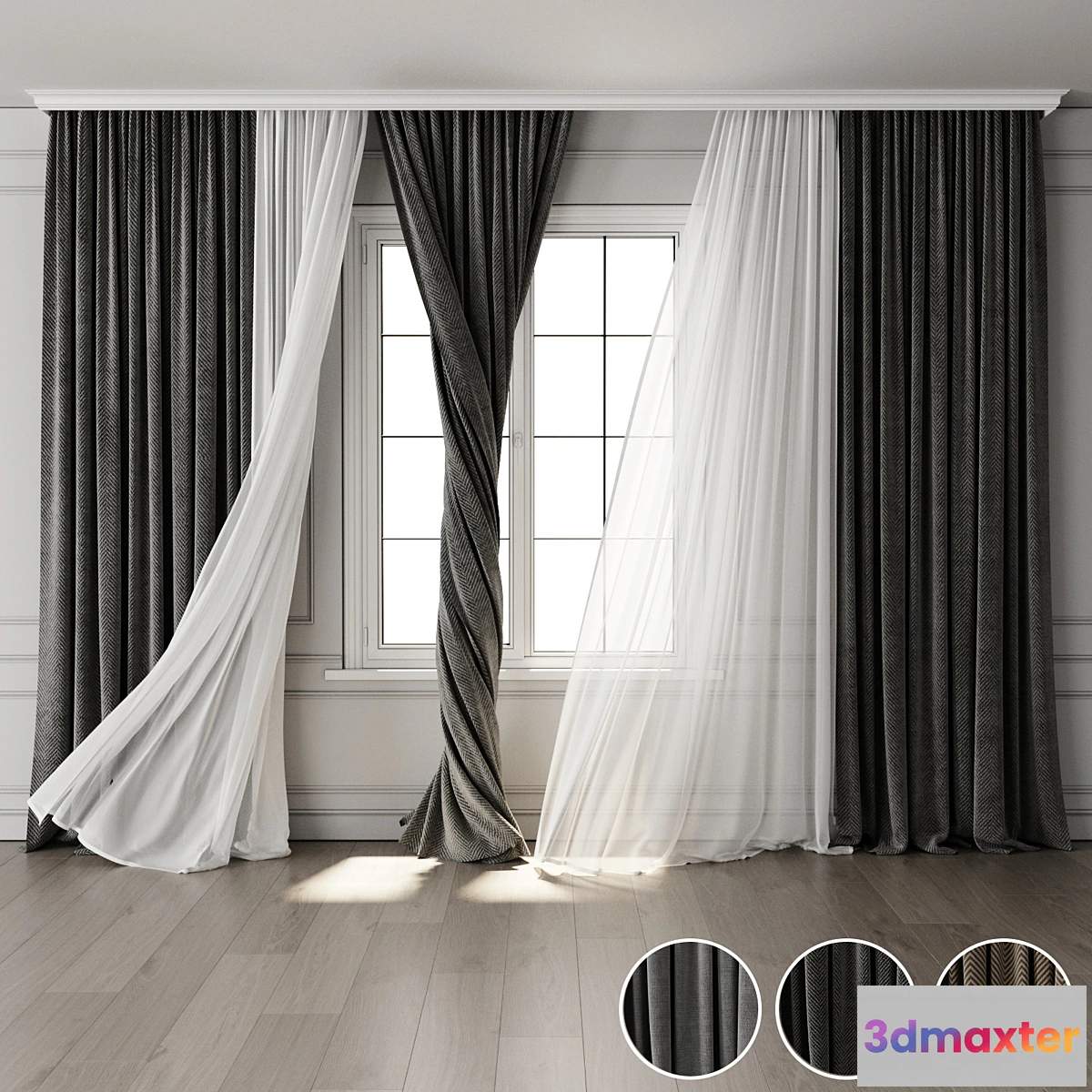 1340983 - Curtain for Interior 123 3D Max