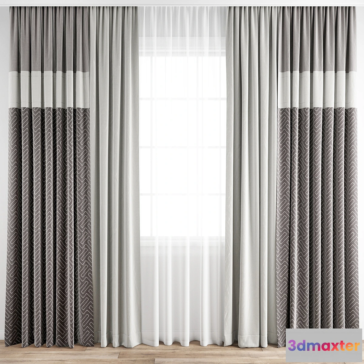 1341029 - Curtain 207 - No.2 3D Max