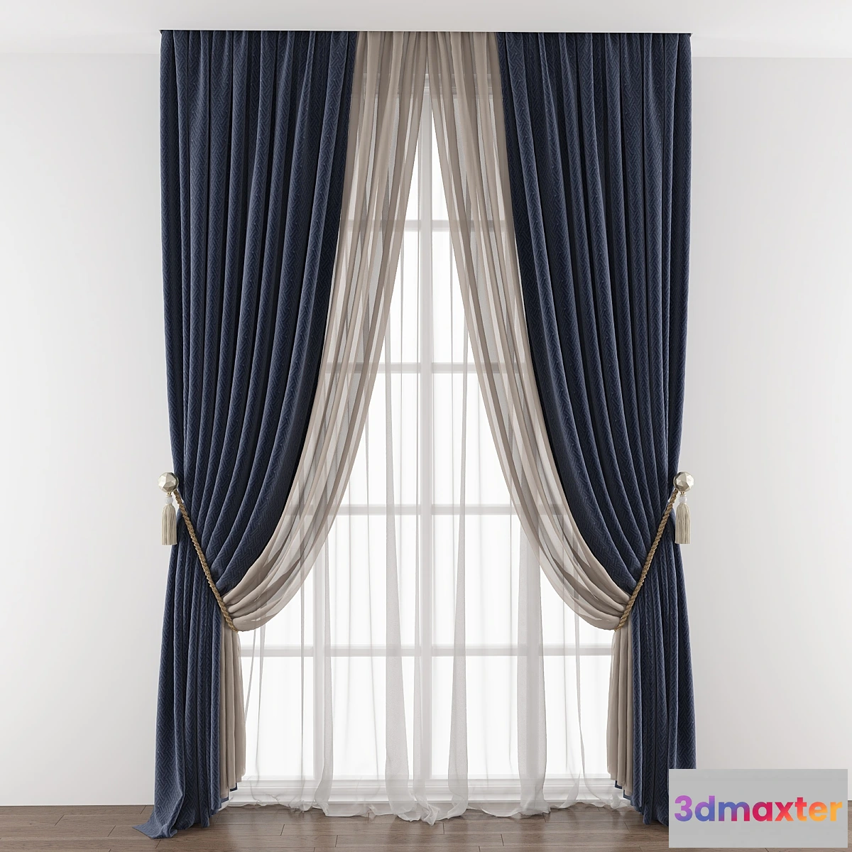 1341396 - Curtain 416 3D Max