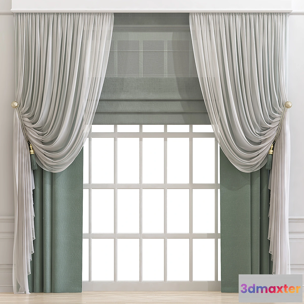 1341649 - Curtain 677 3D Max