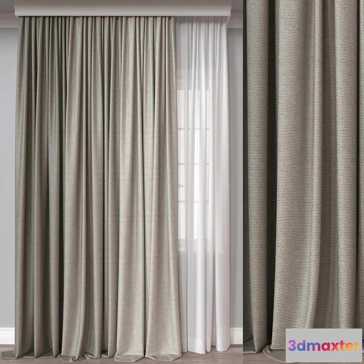 1342225 - Curtain A651 3D Max