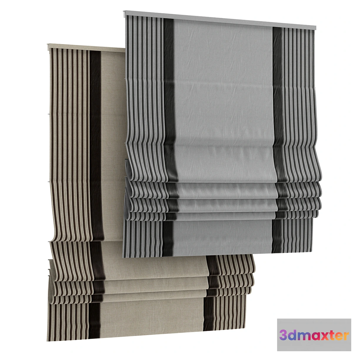 1342603 - Roman curtain 66 3D Max