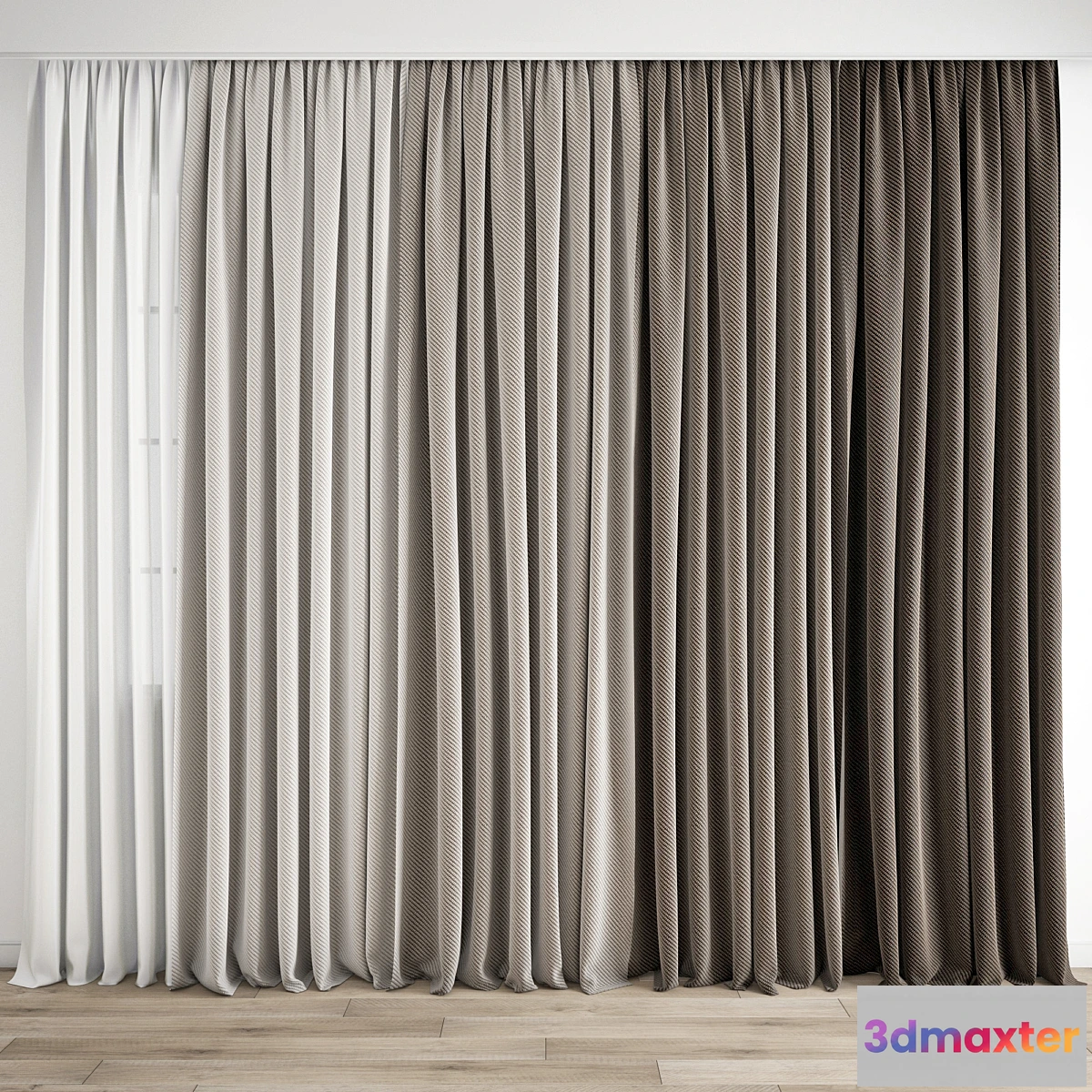 1342724 - Curtain 194 3D Max