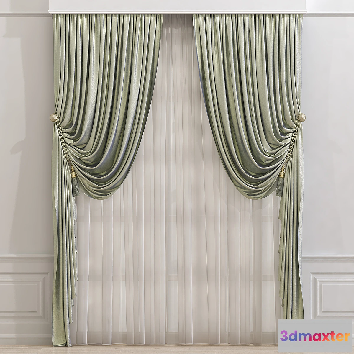 1343556 - Curtain 661 3D Max