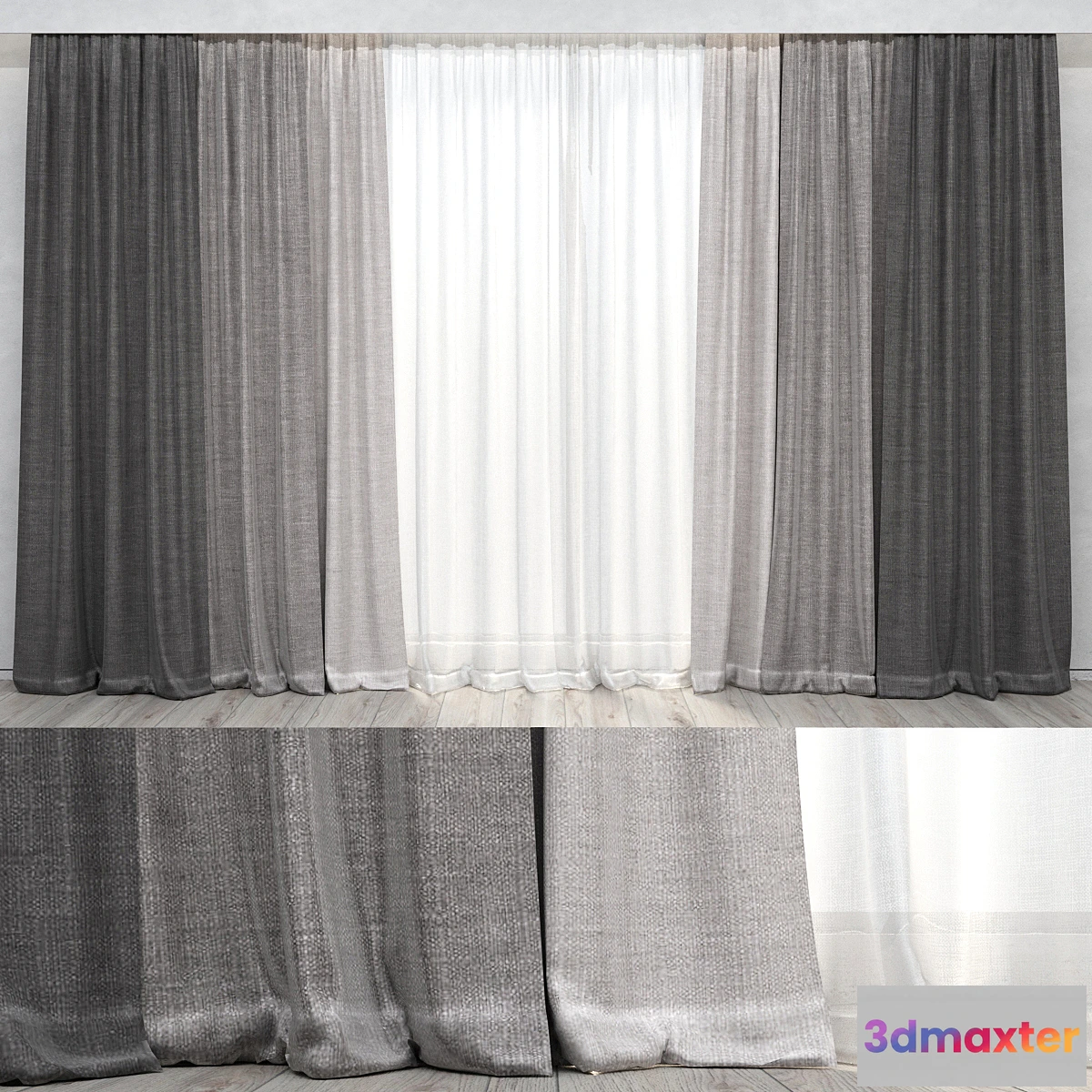 1345271 - Curtains 01 3D Max