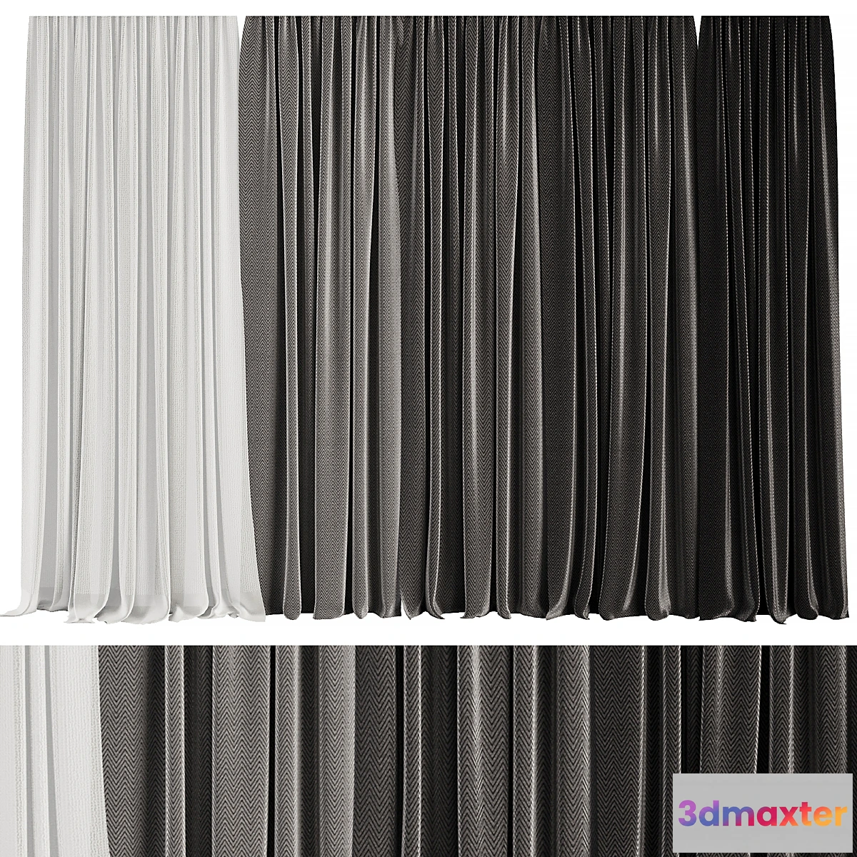 1347928 - Curtain Set M9 - No.2 3D Max