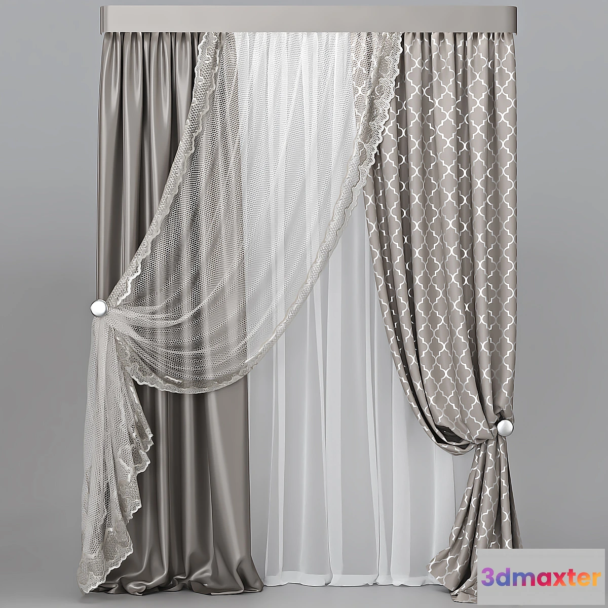 1347932 - Curtain_42 3D Max