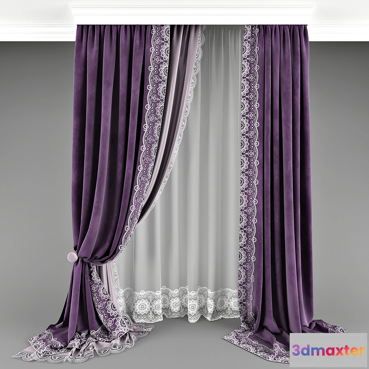 1348065 - Curtain_011 3D Max