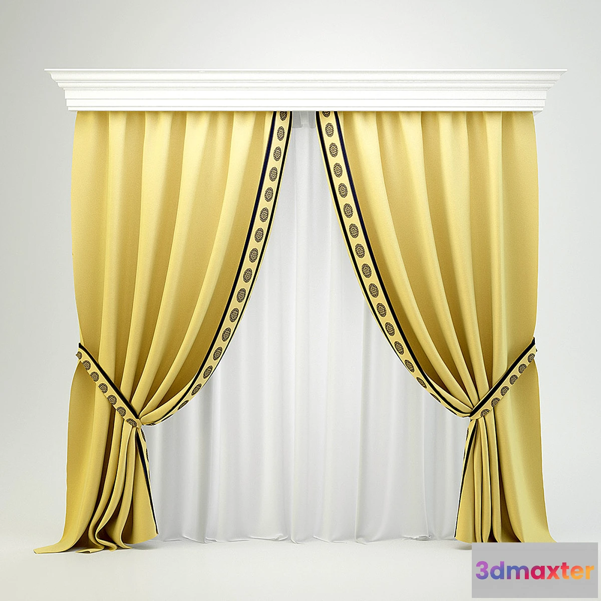 1349151 - Classic curtains - No.3 3D Max
