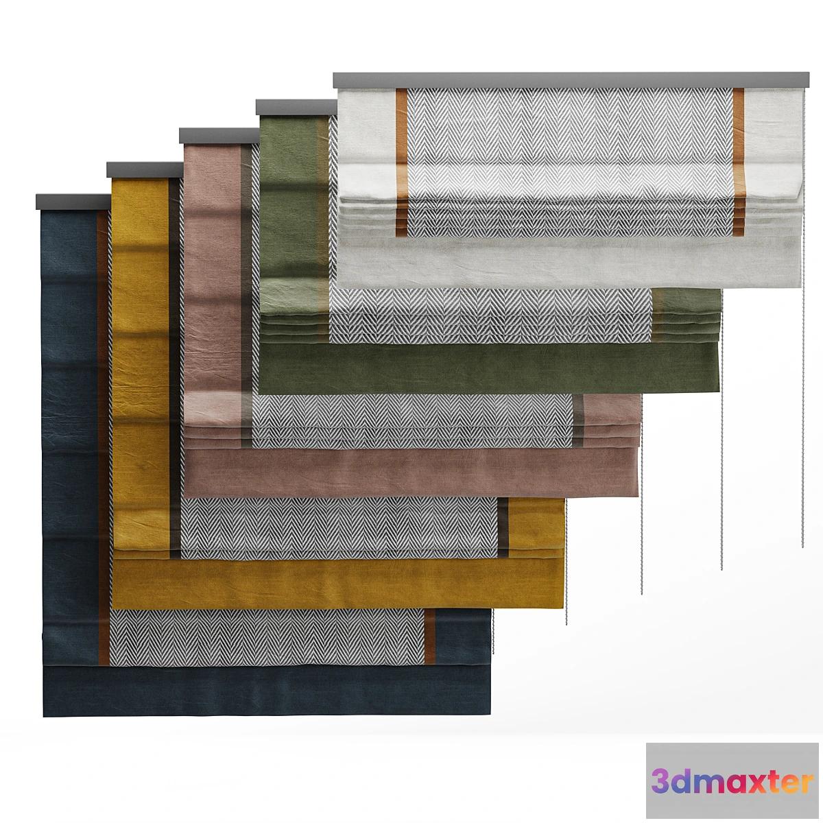 1349360 - Roman blinds 3 3D Max