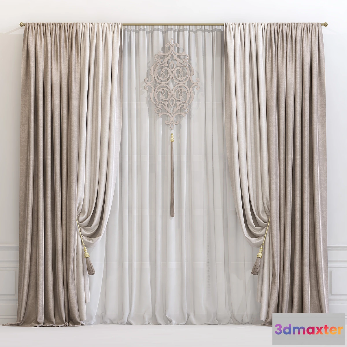 1349446 - Curtain 609 3D Max