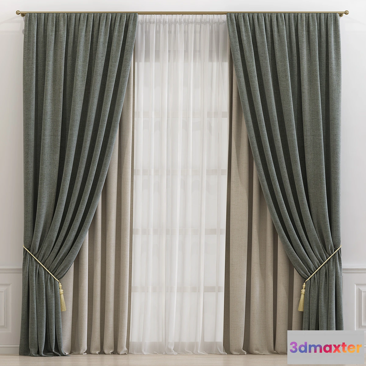 1350269 - Curtain 620 3D Max