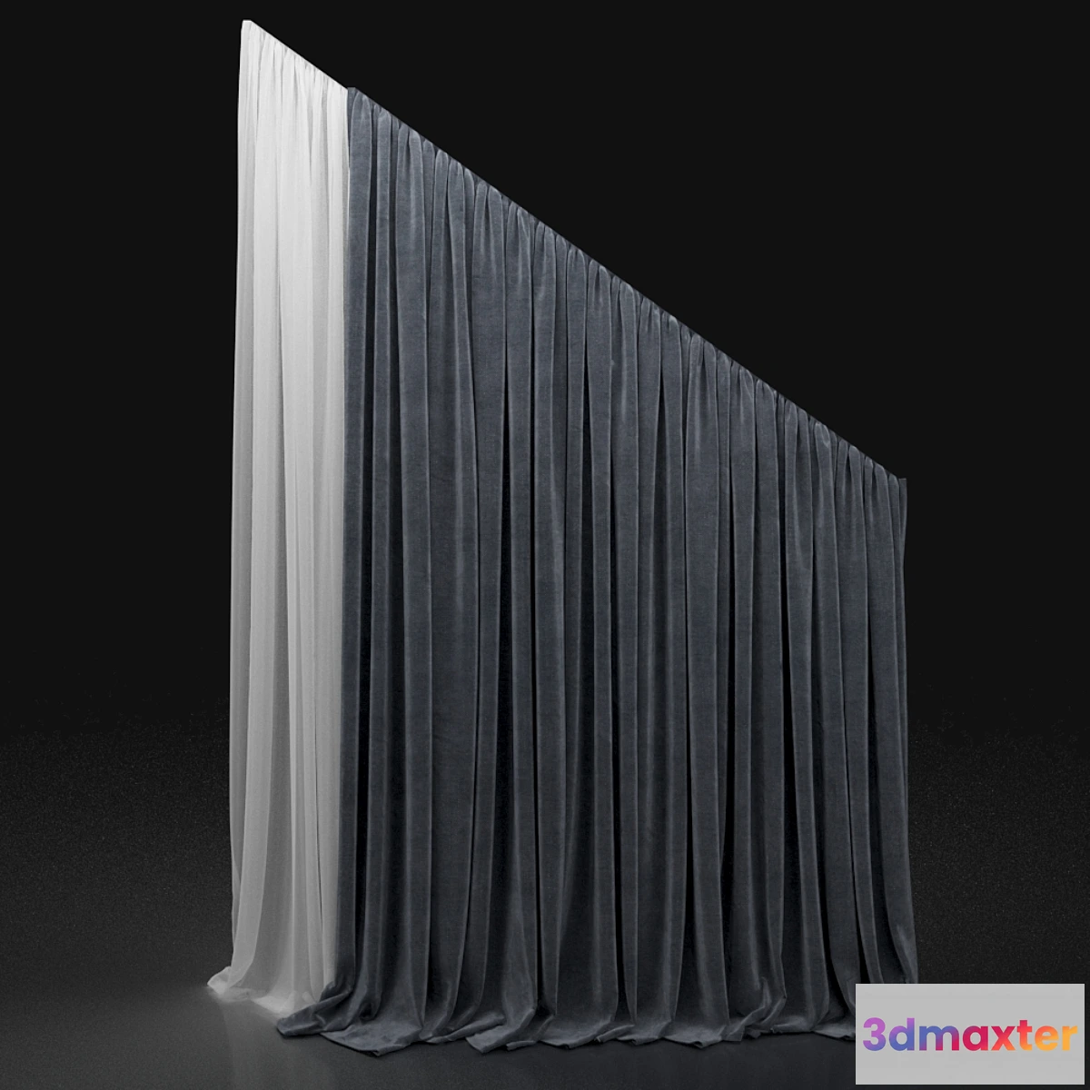 1350653 - Curtain 541 3D Max
