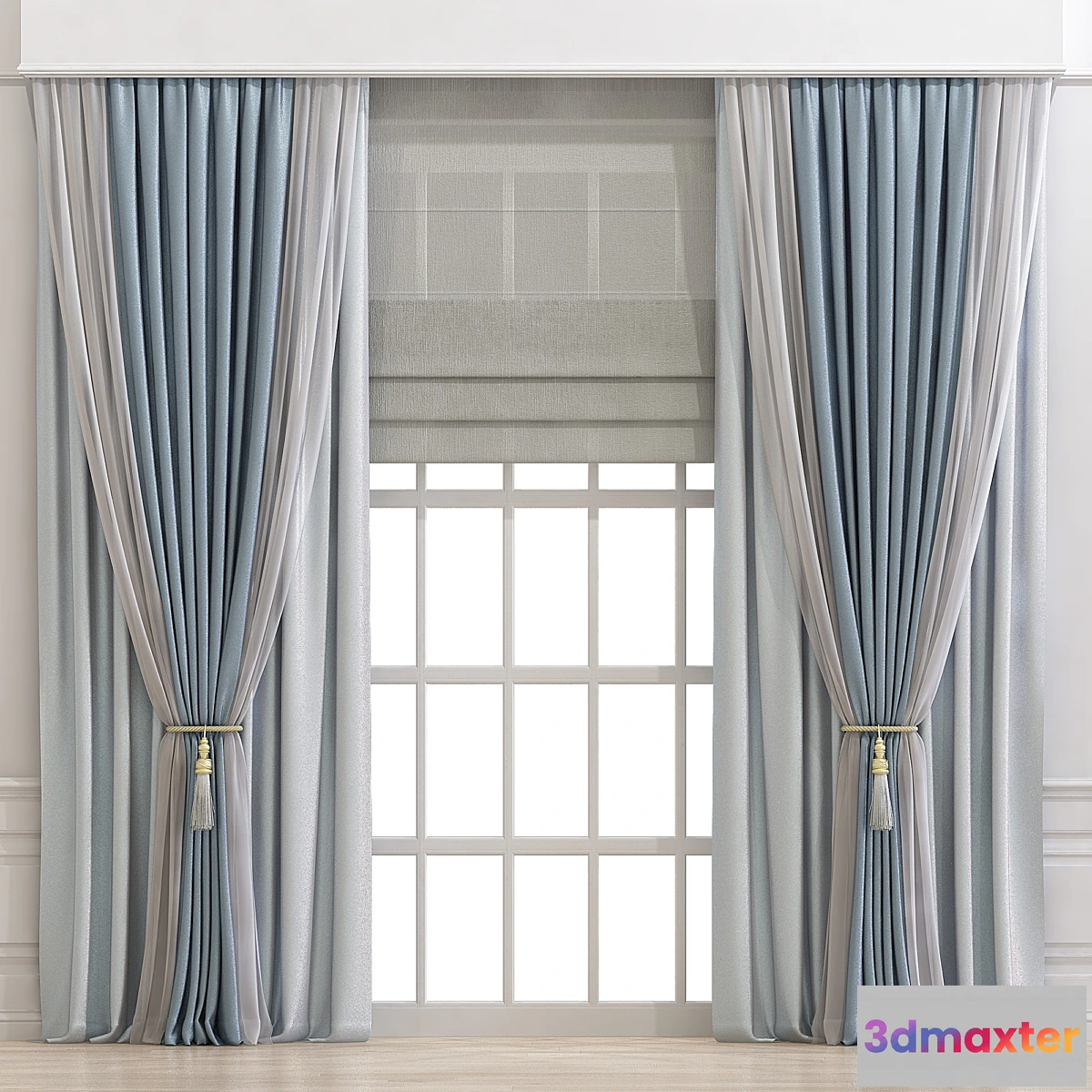 1350975 - Curtain 668 - No.2 3D Max